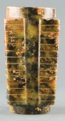 Large Chinese Old Jade Carved Antique Censer Large Chinese old jade carved antique censer, of ovoid form,