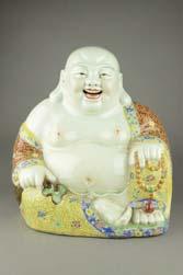 5 cm, 652 295 Large Chinese Porcelain Buddha Fu Jian Hui Guan MK Charming large Chinese porcelain figure, featuring