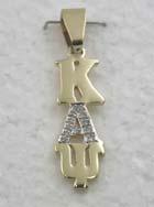00 10k Scroll Charm Item #: KC-07Dia Crest Charm Item #: KC-09Dia K Charm Item #: KC-10Dia Phi Nu Pi Charm Item #: KC-13Dia
