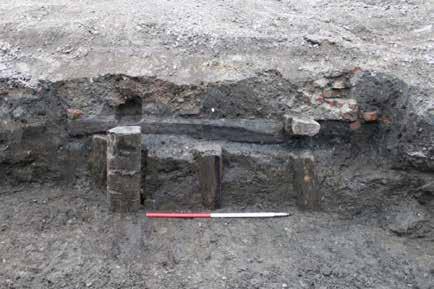 The main building was quite substantial, measuring almost 13 m in length, and almost 5 m in width. Four dendrochronology samples were taken, and returned dates of as early as A.D.