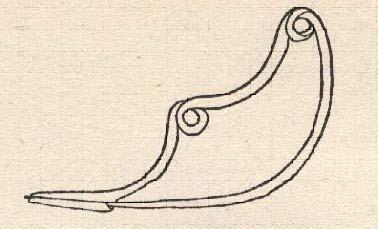 Figure 2-19. Serpentine fibula with a symmetrical channel catch-plate.