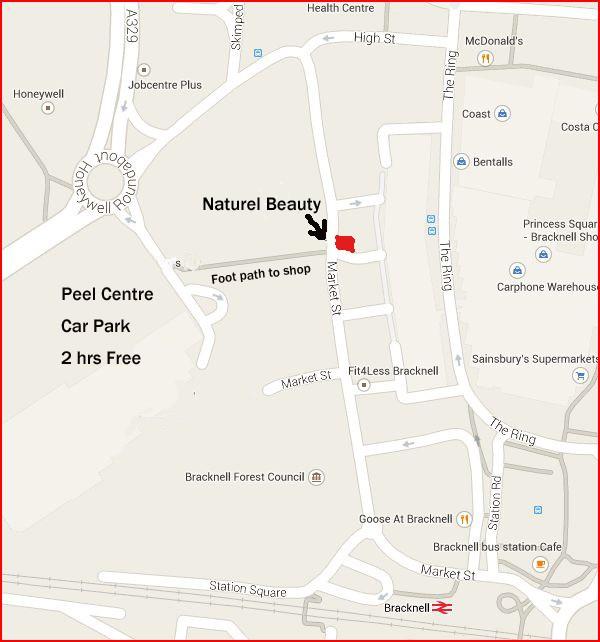 Maps and Parking Use the Car Park at PEEL CENTRE RG12 1EN [ 2 hours Free ] From the car park walk towards Frankie's and Benny