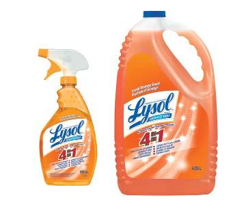 46 DISINFECTANT CLEANERS SPIC AND SPAN All purpose disinfectant and window cleaner 3 in 1. Simplifies cleaning and eliminates waste of time. PG37530 Concentrate 2x3.78 L. PG00639 Spray 8x945 ml.