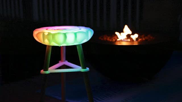 Overview Light up the night and relax on a comfortable seat you can easy take to your next night out by the fire.