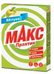 MAX PRAKTIK APPLE POWDERED SYNTHETIC DETERGENT 3 in 1: erases, washes, cleans. Otto- "Max Automatic Yabloko" snoats everyday pollution, Removes dirt and yellowness from the depths fibers.