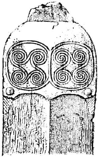 Later Prehistory to the Bronze age: 1. The Emergence of warrior societies Figure 8. Axe with a meander swastika. (After Farina, 1995-96). Figure 9. Dagger from Mycenae. (After Müller, 1886). 3.