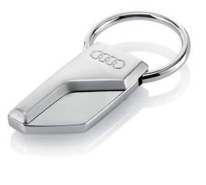 or Audi rings. The design is ideally shaped for holding Audi car keys. The smart fastening mechanism is easy to open and close.