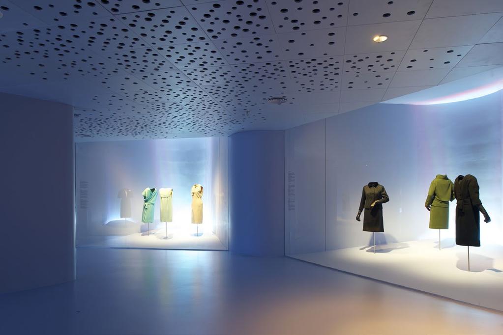 Inside the exhibition room. Ramon Esparza, a close associate of Cristóbal Balenciaga, to be displayed in the museum.
