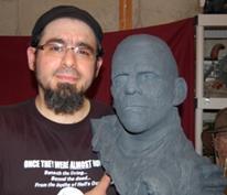 Alvarez Wax s Mummy bust also available thru Black Heart Sculptor Mike Falcigno Black Heart s bust was sculpted by Mike Falcigno.