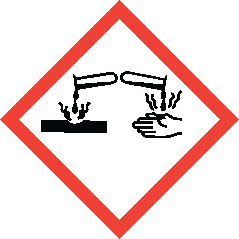 Hazard Statement May be corrosive to metals.