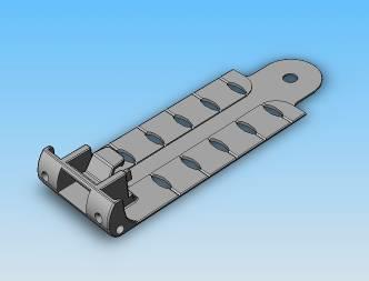 Pair of oval openings Transverse Indentations Opening in Approximation strap Wing Lock/Release Mechanism Knob Horizontal Opening for KW Insertion Attachment Plate Approximation Strap Illustrations