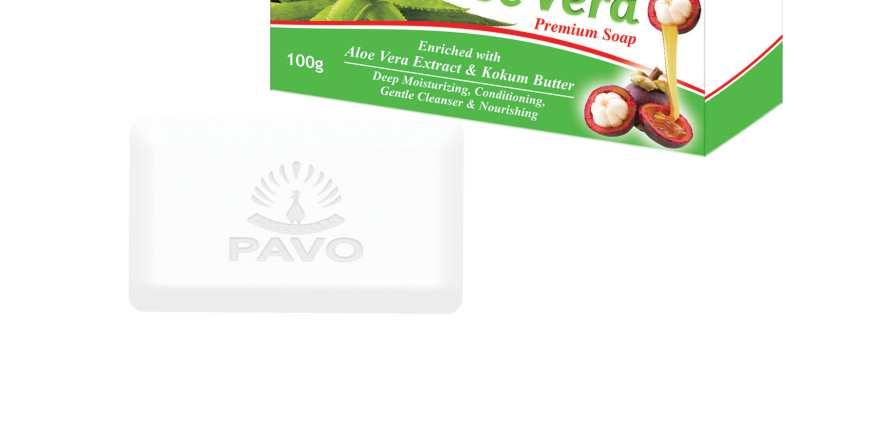 PAVO ALOVERA PREMIUM SOAP Deep Moisturizing, Conditioning Gentle