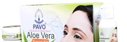 PAVO ALOE VERA FACIAL KIT Pavo Aloe Vera Cleansing Cream :30 g Pavo