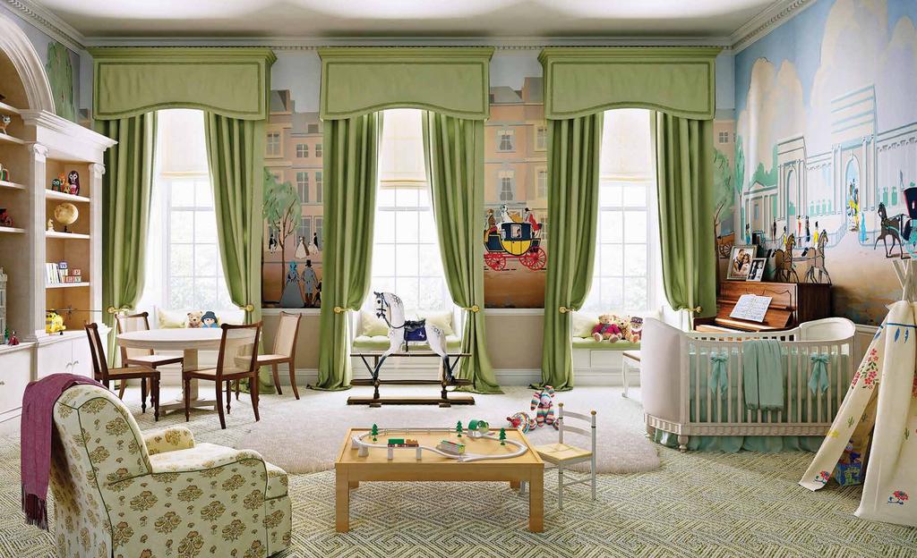 A sense of history Inspired by the past The Queen would no doubt give her seal of approval to this traditional playroom by luxury design expert Guy Goodfellow.