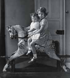 ) The sisters also had their own horse in their childhood nursery at 145 Piccadilly (below). No doubt the royal baby will follow in their (horse)shoes. biographer Jonathan Dimbleby.