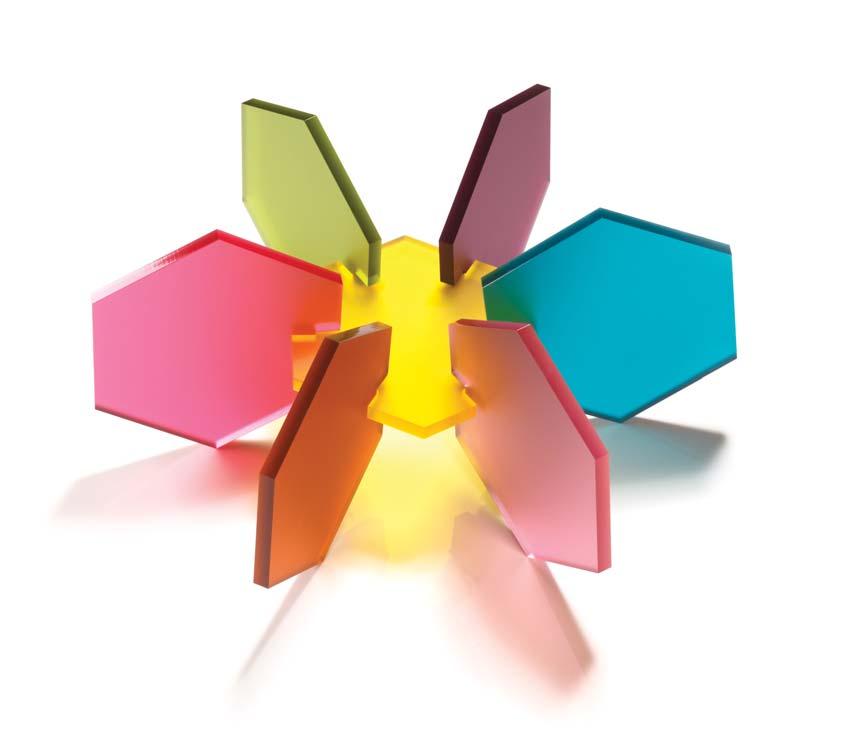 get a creative edge... NEW Perspex Frost Vivid for a vibrant, dynamic statement that cov