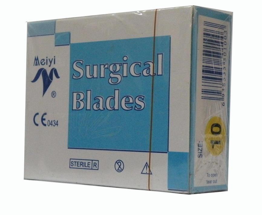 Disposable stainless  100 blades per box (single blade package)