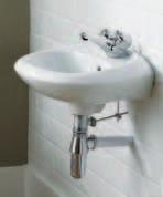 To see the full range of Millenia taps and mixers turn to page 60. To see the Cameo bath 1500mm turn to page 71. Cameo is available in White only. * Prices exclude taps.