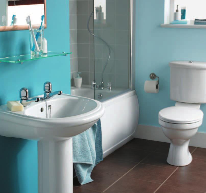 To achieve the look (pictured below) Camargue Price Guide R.R.P. inc. VAT Camargue 560mm 2 taphole pedestal washbasin 45.30 Camargue full pedestal 38.