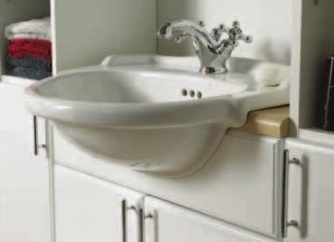 67 Total 682.16 Shown here with Hathaway 1 taphole basin mixer in chrome plated finish.