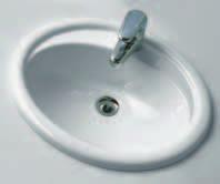 VAT Orbit vanity washbasin 163.45* Price Guide R.R.P. inc. VAT Camargue vanity washbasin 97.31* Price Guide R.