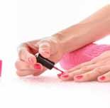 Clean, shape and paint your nails Preparation: Protect clothing, ensure you are positioned correctly and comfortably.