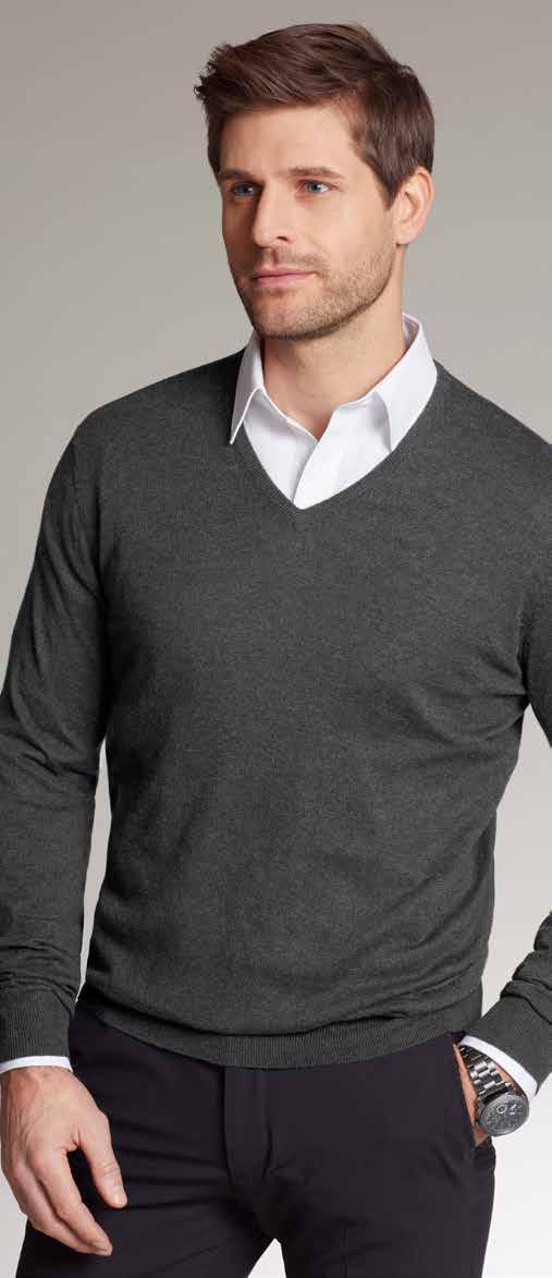 PULLOVER High-quality pullover with silk/cashmere content Classic