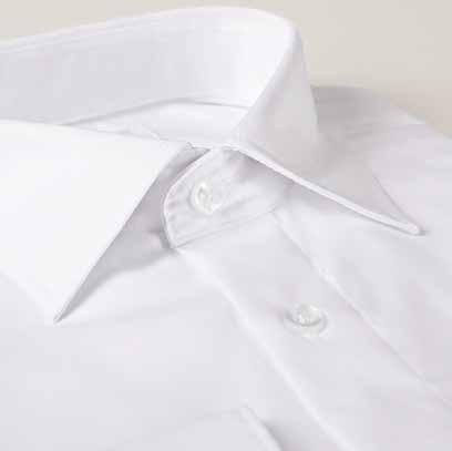 The shirt can be worn with a suit, under a pullover or just on its own.