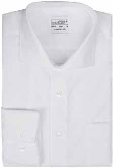 away collar High-quality poplin with non-iron finish Breast pocket, 2 lateral