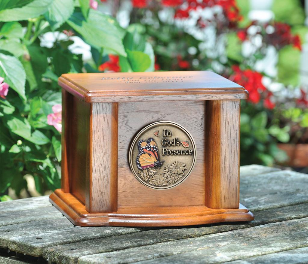 Personalization Options Personalization transforms an urn into a