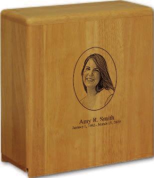 The Belmont 30-H-400 75 This urn features a high quality wood