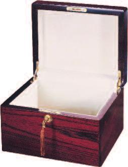 30-W-106 Fidelis Series 30-W-138 227 30-W-108 This memorial chest features a Windsor cherry finish on solid hardwood with a