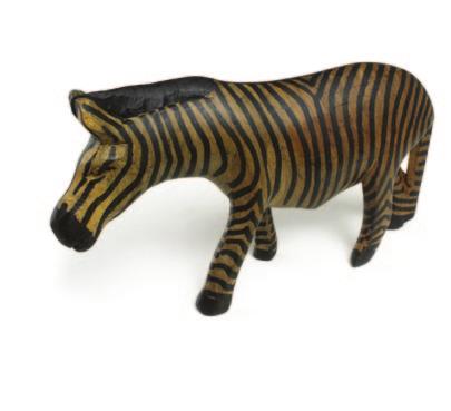 New African Art 11 Wood Zebra: 6 The zebra is revered in some African cultures as a symbol of beauty.