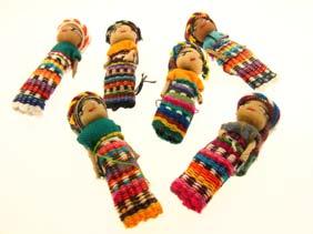 00 6 LOOSE 1 TALL- WORRY DOLLS IN