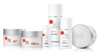 A-NOX BALANCING The A-NOX line balances the skin, purifies and soothes problem areas, prevents the appearance of blemishes, reduces sebum secretion, and achieves a smooth complexion without an oily