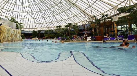 The water in the thermal spa comes from a stateapproved mineral spring located in the spa garden directly under a glass