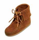 CHILDREN'S MOCCASINS & SLIPPERS KILTY Soft, supple suede with suede lace. Fully padded in and lightweight Sporty.