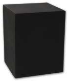 Black 30-A-180 Aluminum urn with flat black finish. 200 c.i., 5.
