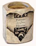 The Everafter Urn Collection Heart Prints Cultured Stone Urns This beautiful urn has detailed hearts fading