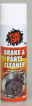 Yuk-Off BRAKE & PARTS CLEANER Yuk-Off BRAKE & PARTS CLEANER Instantly