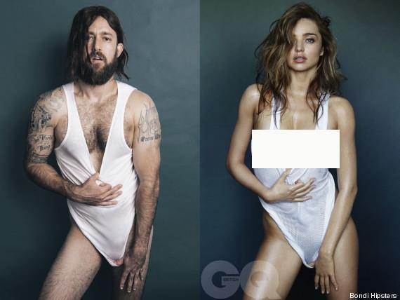 AM I GETTING MY POINT ACROSS? GQ Bondi Hipsters Yes, Mrs. Gilder paint bucketed the woman s chest. Example a male replacing the female.