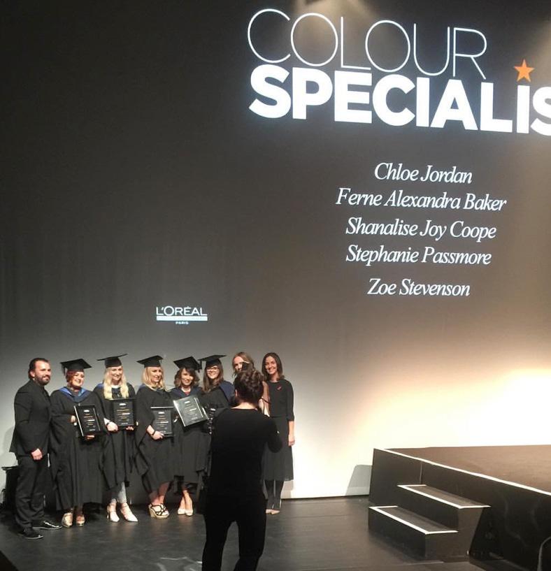 ) on the L Oreal Colour Specialist degree and being a three-time