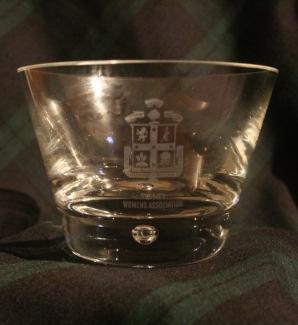 LEAD CRYSTAL BOWL Scots Women's Association lead crystal bowl