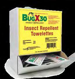 Bug X 30 Insect Repellent with 30% DEET is effective up to 7+ hours of protection against: Mosquitoes, ticks, chiggers, fleas, gnats, red bugs, no-see-ums, sand fleas, biting flies, deer flies,