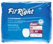 FITRIGHT SUPER PROTECTIVE UNDERWEAR Comfortable, discreet, exceptional protection» SensiSoft TM Fabric provides a garment-like feel and