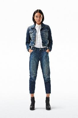 Jacket, jeans, shirt and boots, G-star RAW, Amsterdam, 2018 This is the first denim fabric to be Cradle to Cradle certified at the Gold Level.