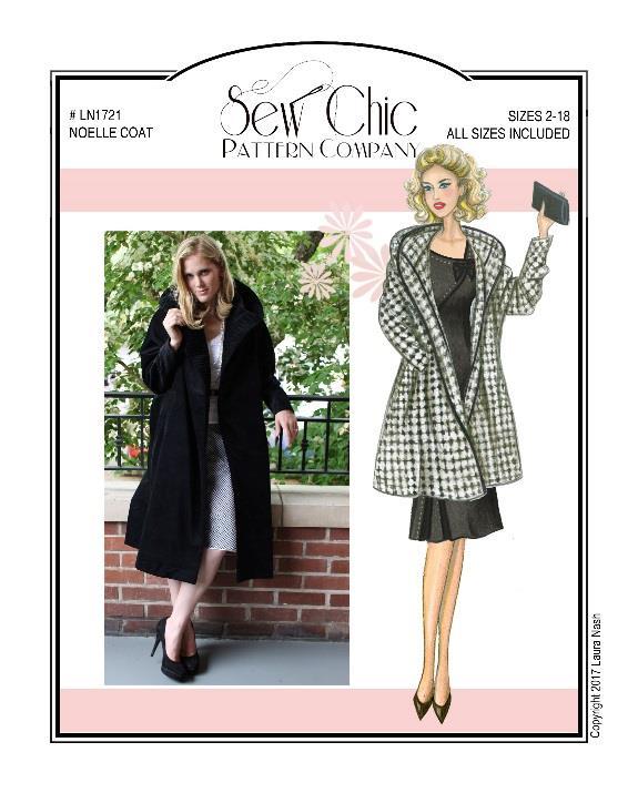 Outerwear Style # LN1721 Design: Noelle Coat Price: $22.95 Sizes 2-18 What s Special: Wrap yourself in easy to wear, easy to make luxury!