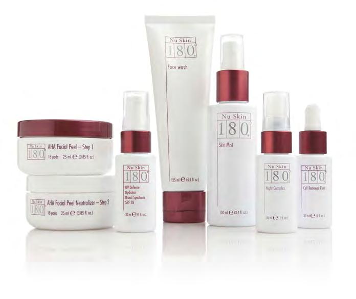 NU SKIN 180 ANTI-AGING SKIN THERAPY SYSTEM Decide today to look younger with the 180 Anti-Aging Skin Therapy System.