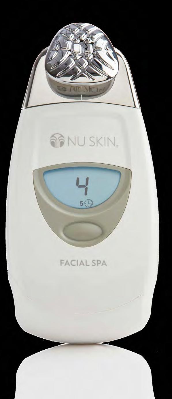SPA SYSTEMS REDESIGN FACIAL SPA PACKAGE Nu Skin has unlocked the future of skin care with its in-home spa, the Nu Skin Facial Spa with Conductive Gel.