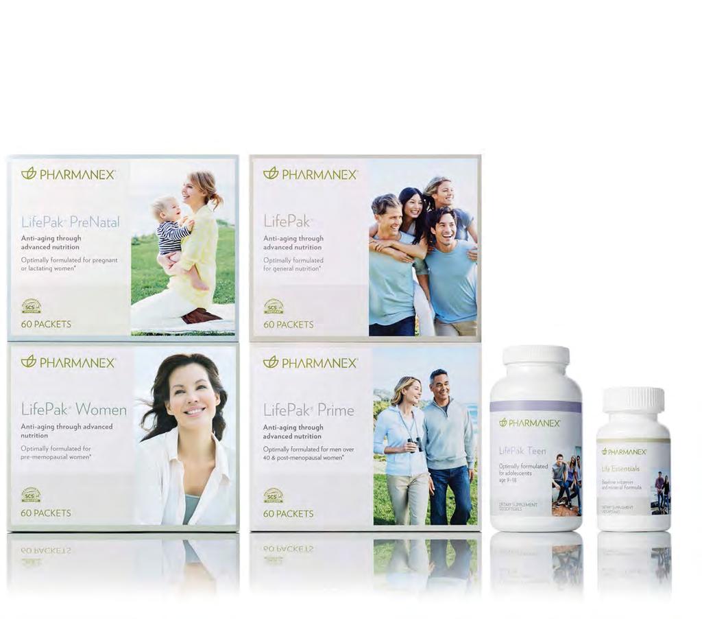 LIFEPAK LifePak is a comprehensive dietary supplement with important antioxidants, vitamins, minerals, and phytonutrients to support anti-aging benefits.